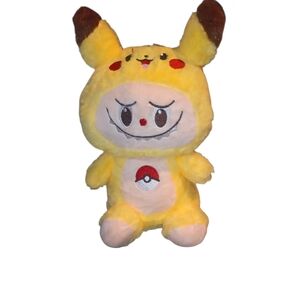 Yellow Pikachu-Inspired Plush Toy